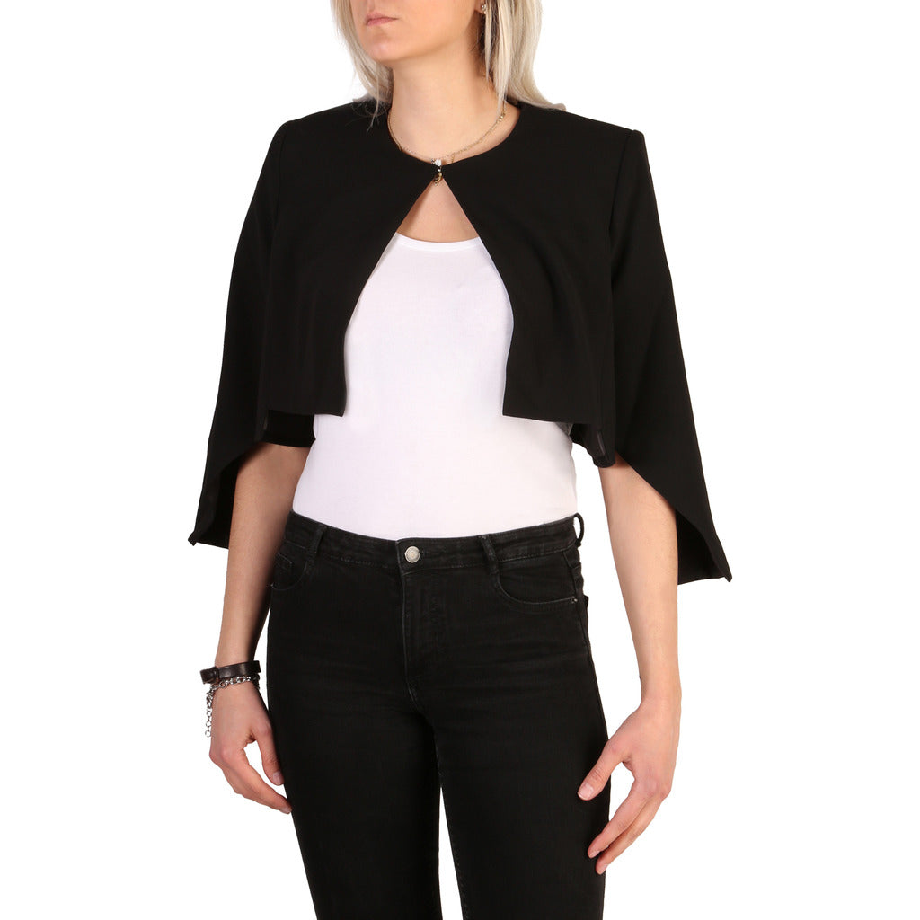 Guess - Women’s Solid Color Blazer – Front Fastening, Lined