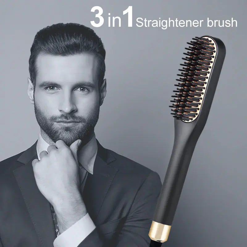 Mini 3-in-1 Hair Straightening and Curling Comb