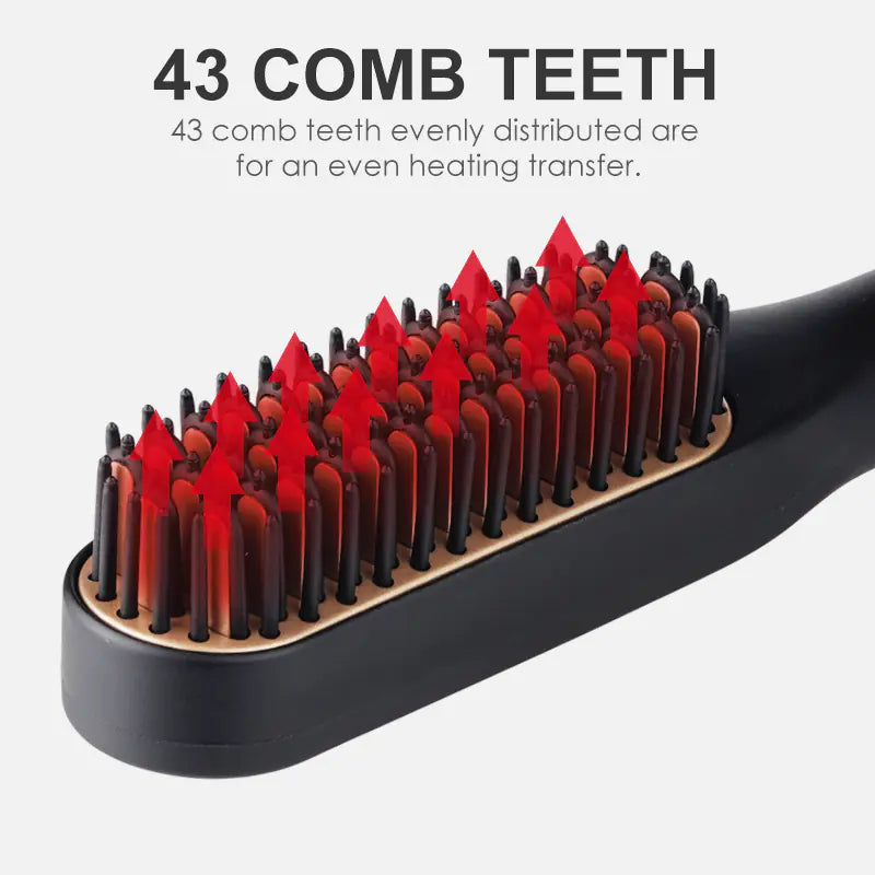 Mini 3-in-1 Hair Straightening and Curling Comb