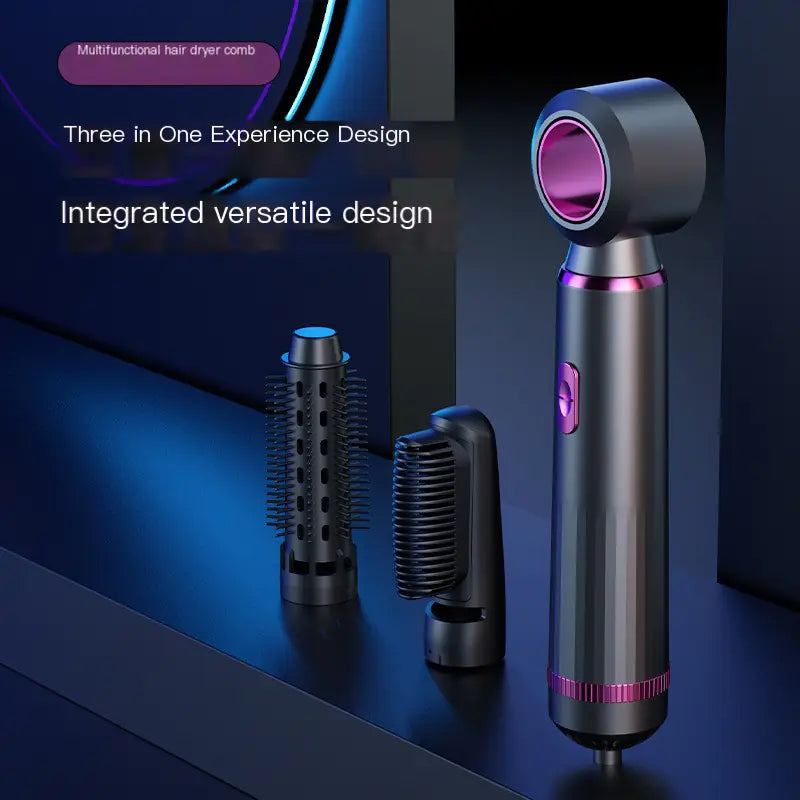 3-in-1 Hot Air Styling Brush and Hair Dryer