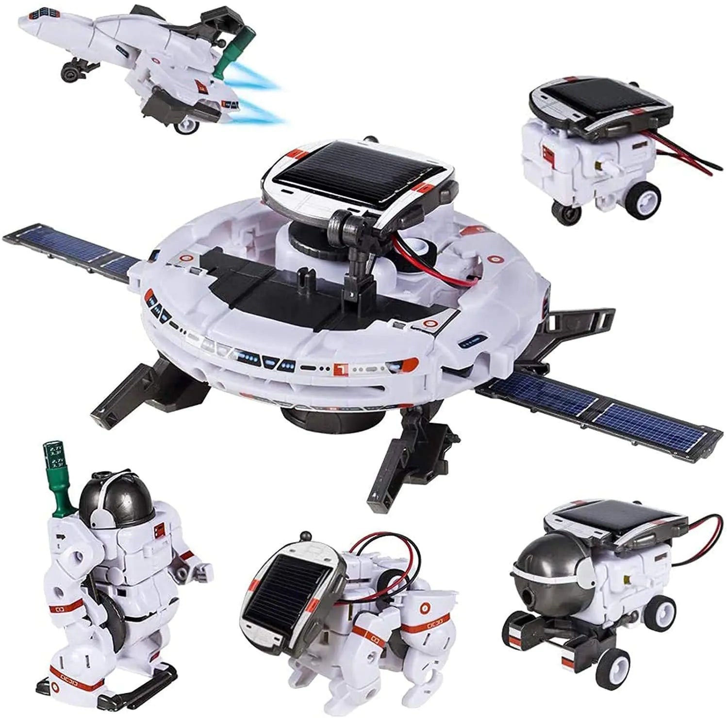 DIY 3-in-1 Solar-Powered Robot Dinosaur Toy