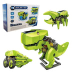 DIY 3-in-1 Solar-Powered Robot Dinosaur Toy
