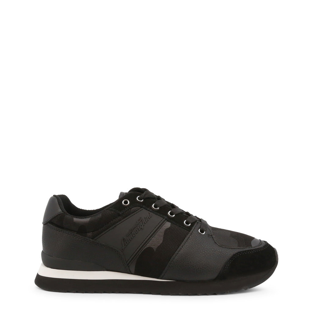 Lamborghini - Men’s Sneakers – Synthetic Leather with Metal Eyelets
