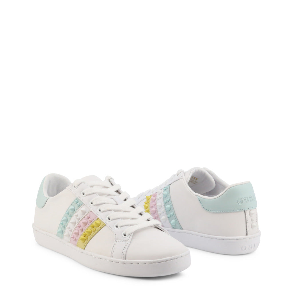 Guess - Women’s Sneakers – Studded Leather with Platform