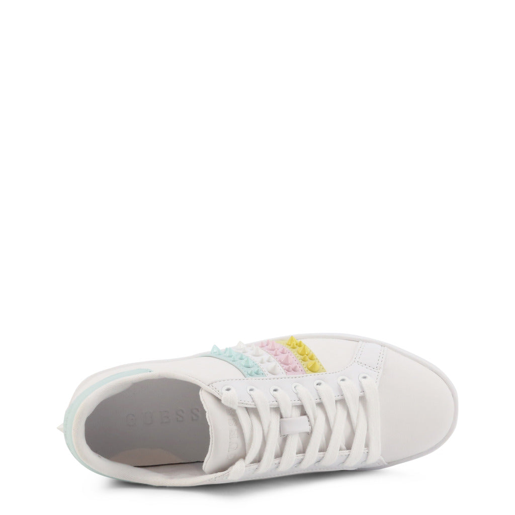Guess - Women’s Sneakers – Studded Leather with Platform