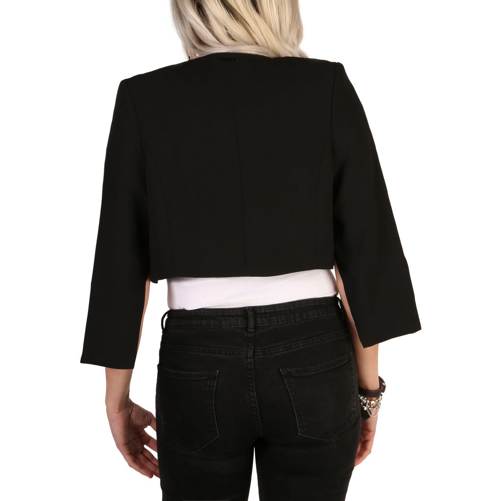 Guess - Women’s Solid Color Blazer – Front Fastening, Lined
