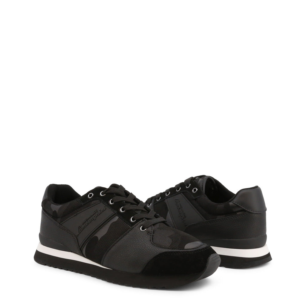 Lamborghini - Men’s Sneakers – Synthetic Leather with Metal Eyelets