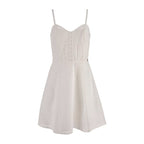 Guess - Sleeveless Wide-Neck Cotton Dress – Solid Color