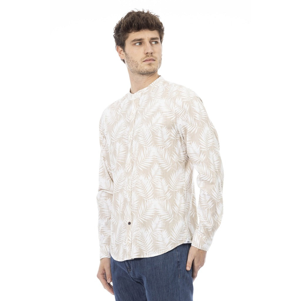 Baldinini Trend - Men’s Cotton Mandarin Collar Shirt