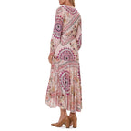Guess - Women’s V-Neck Long Sleeve Dress