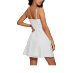 Guess - Sleeveless Wide-Neck Cotton Dress – Solid Color