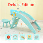 3-in-1 Rocking Horse Slide with Music for Kids